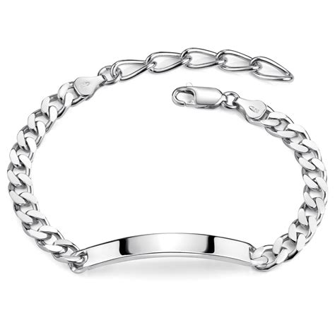 armband silber gravur damen|armband mit gravur herren.